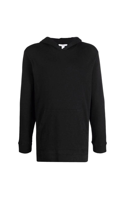 French Terry Pullover Hoody Black