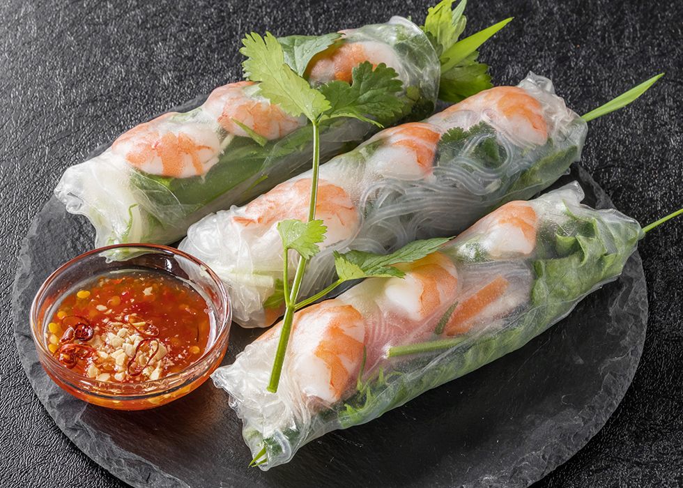 Summer Rolls, especial bajo en colesterol