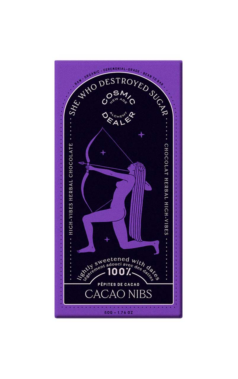 Chocolate Oscuro 100% con Cacao Nibs
