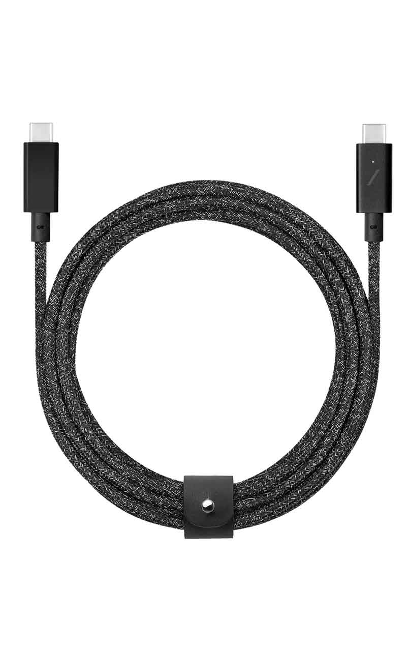 Eco Belt Cable Pro 2.4m USB-C to C Black