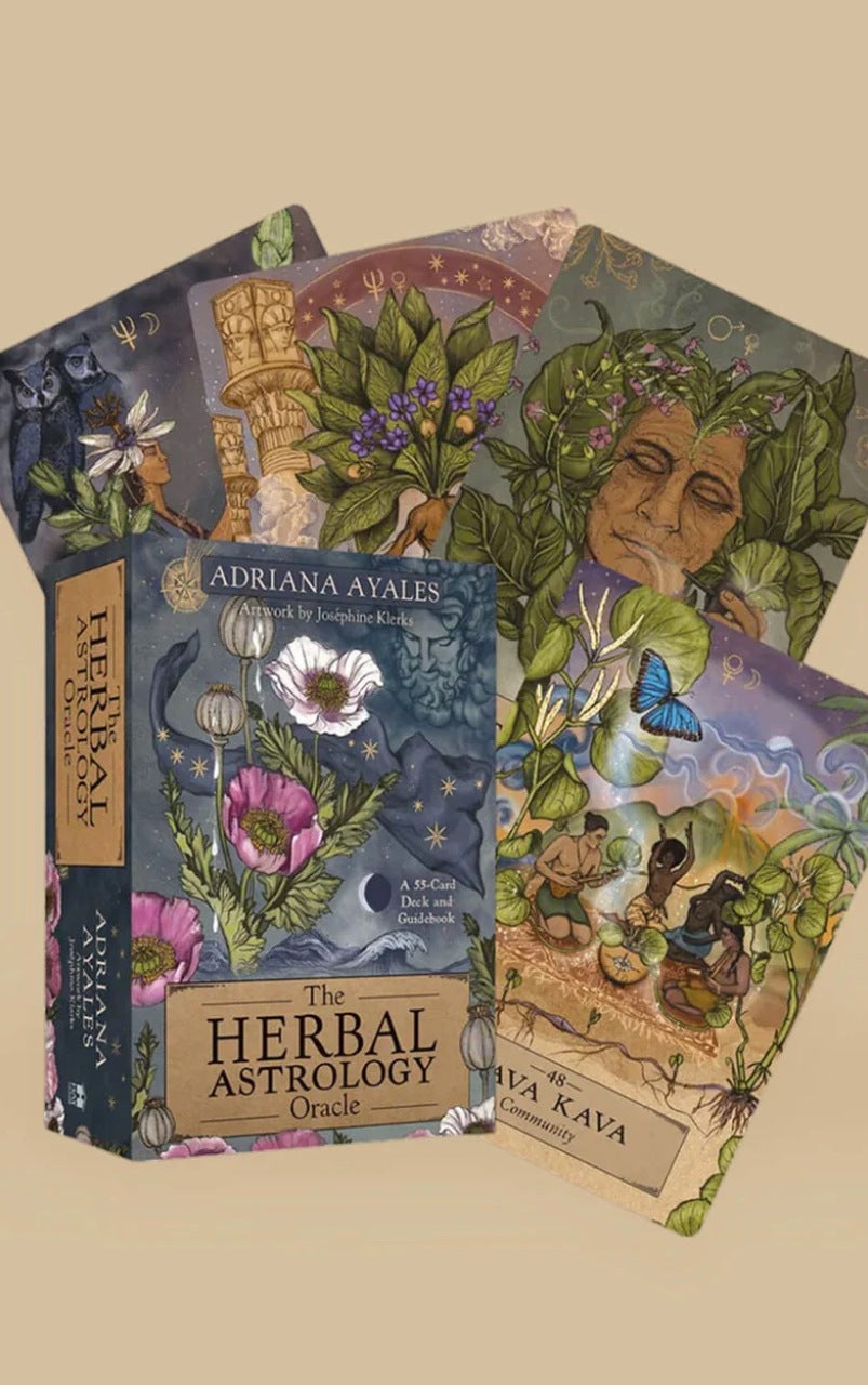 Herbal Astrology Oracle - Card Deck and Guidebook